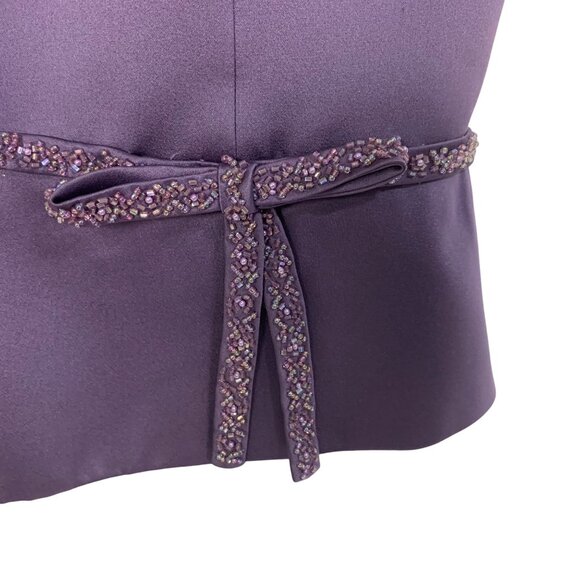 Alexia Designs 2-Piece Halter Satin 10 Mother Of Bride Groom Maxi Dress  Gown - Picture 3 of 8